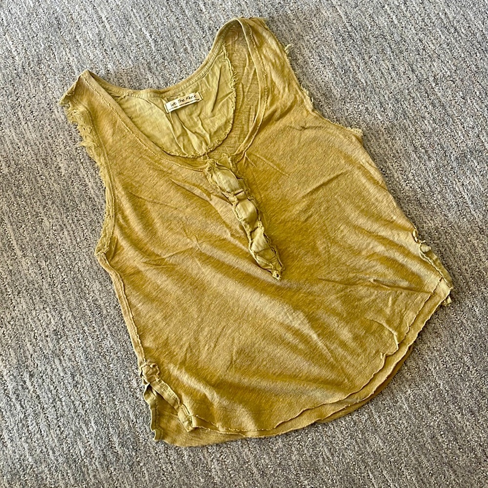 Free People tan tank - Size XS
